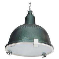 Vintage Dark Green Industrial Pendant