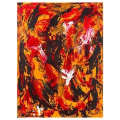 Acryl sur toile « Doves and Crows »/2013 d'Eitan Rubin