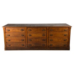 Apothecary cabinet counter Oak from Brussels