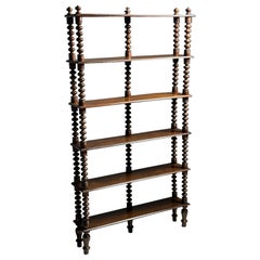 French Bobbin turned bookcase