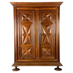 Burgundy cabinet 1700