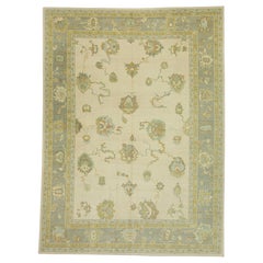Turkish Oushak Rug 10'2" x 13'8"