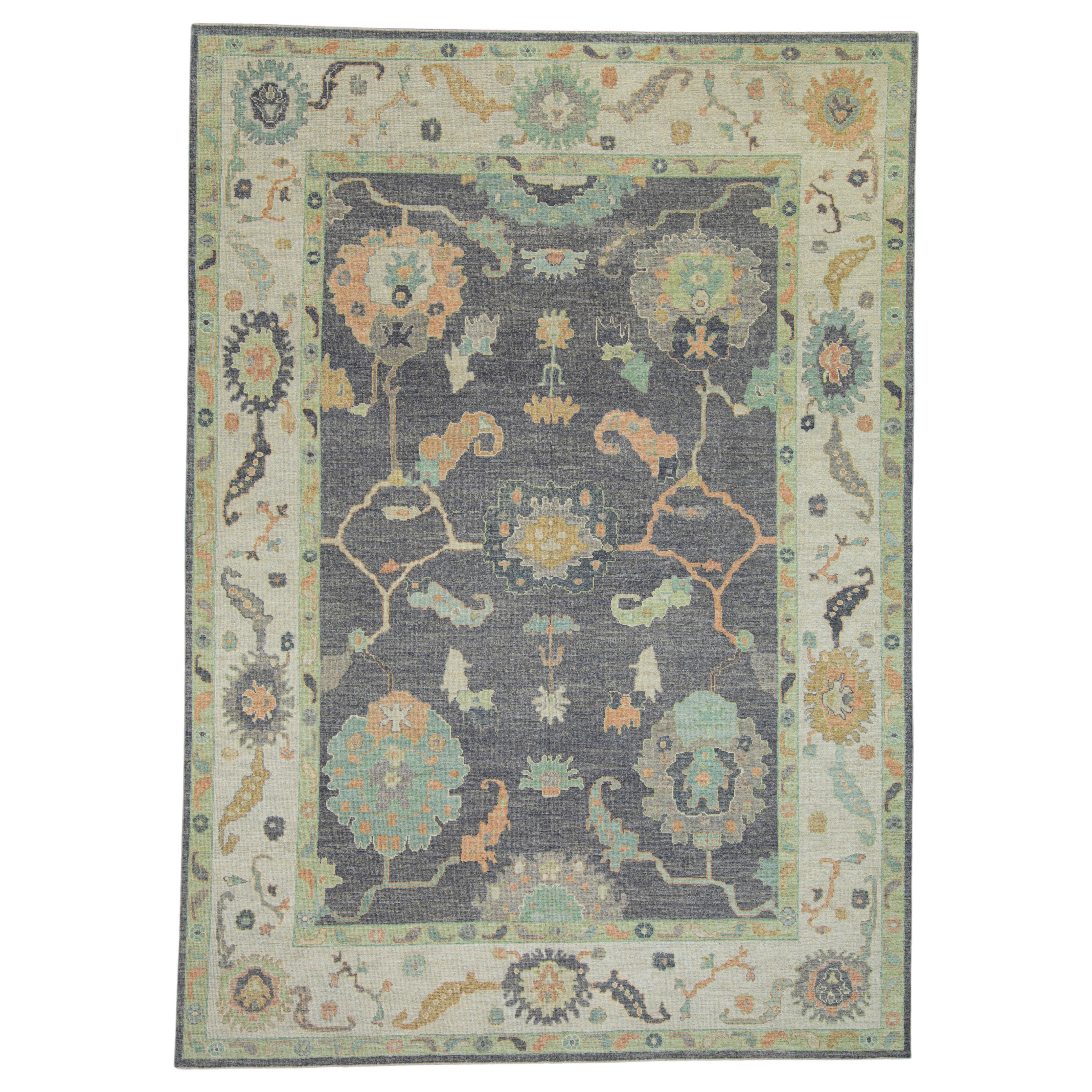Turkish Oushak Rug 9'11" x 14'