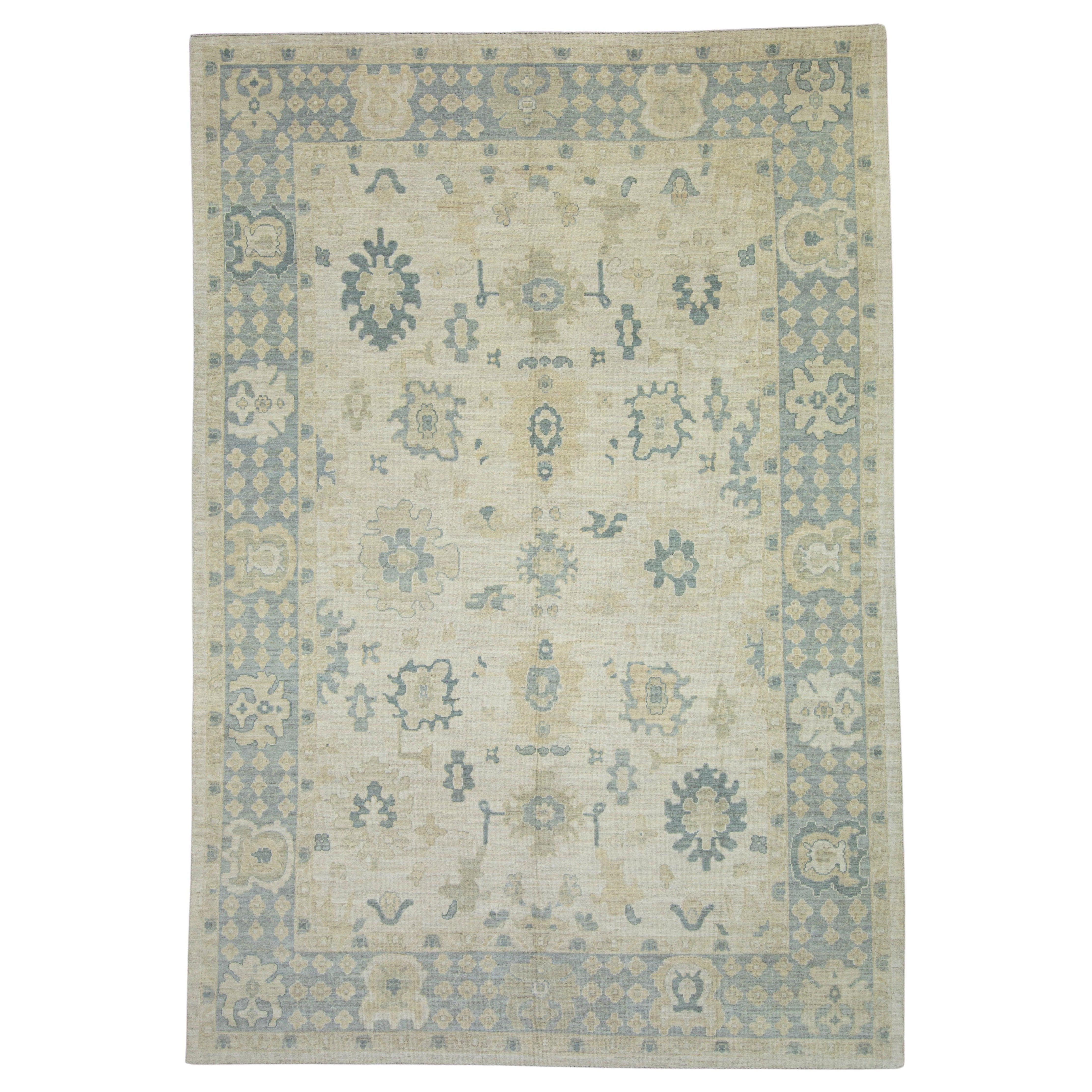 Turkish Oushak Rug 9'10" x 14'5"