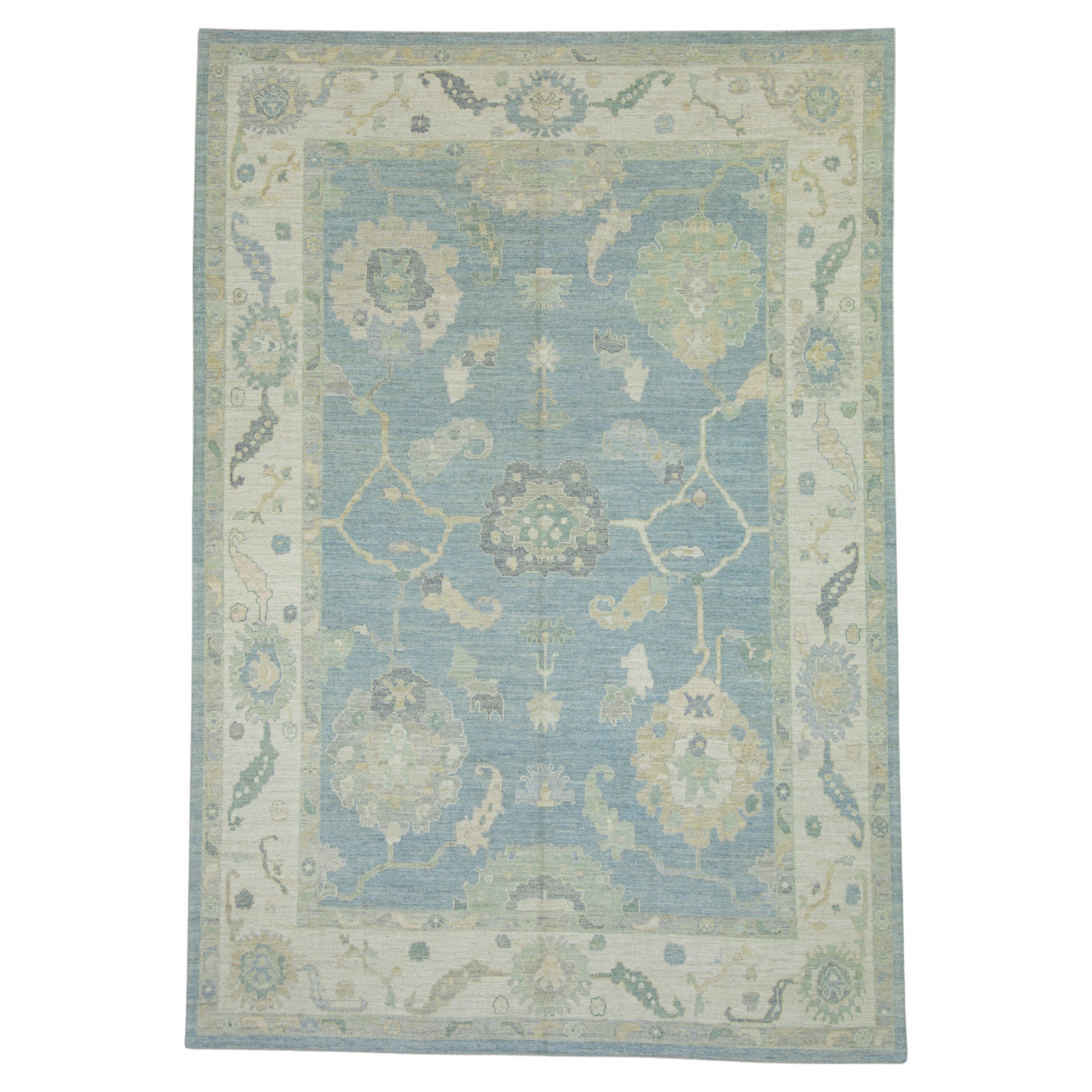 Turkish Oushak Rug 9'10" x 14'2"