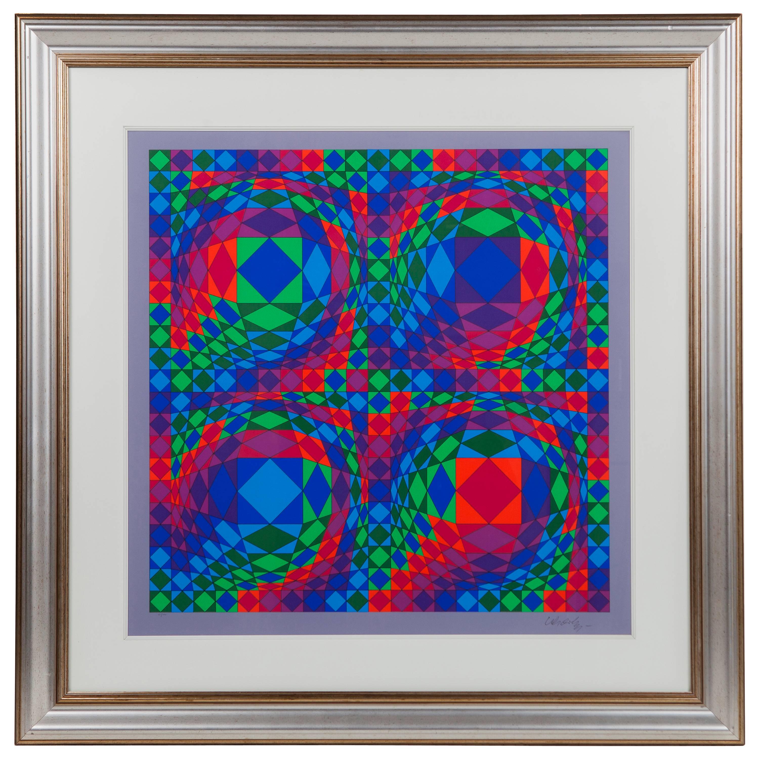 1970s Serigraph by Victor Vasarely