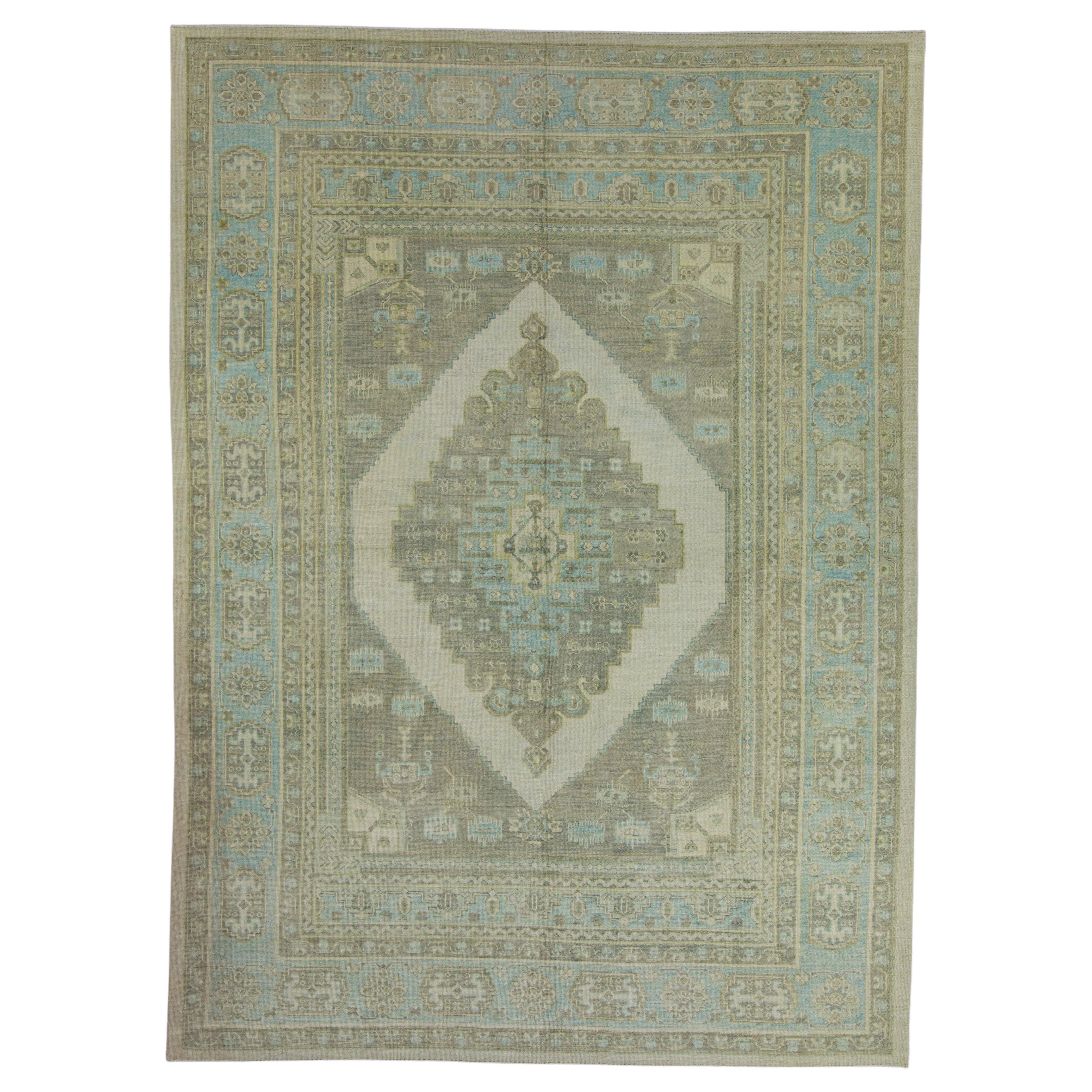 Turkish Oushak Rug 10'3" x 14'2"