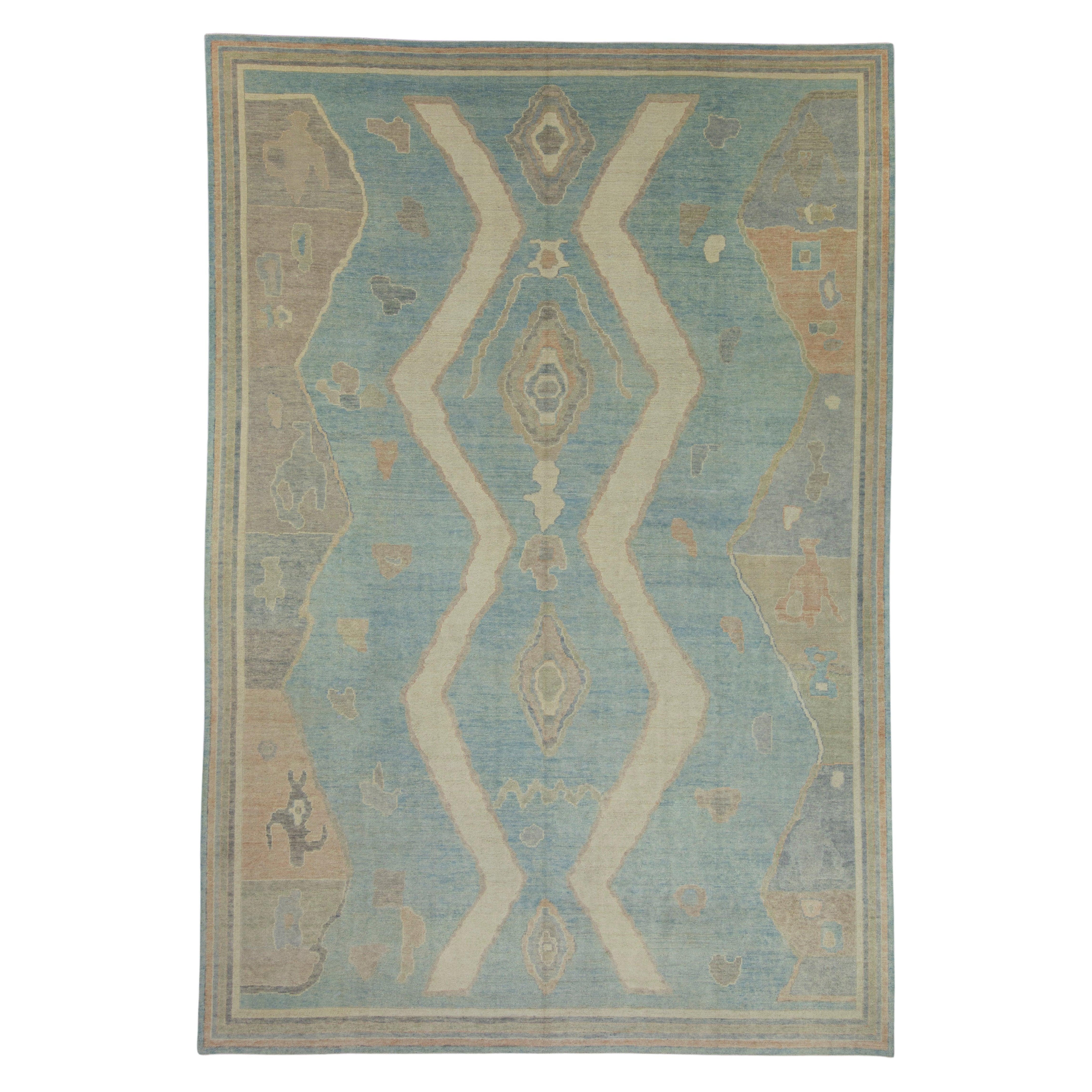 Turkish Oushak Rug 10' x 14'7"