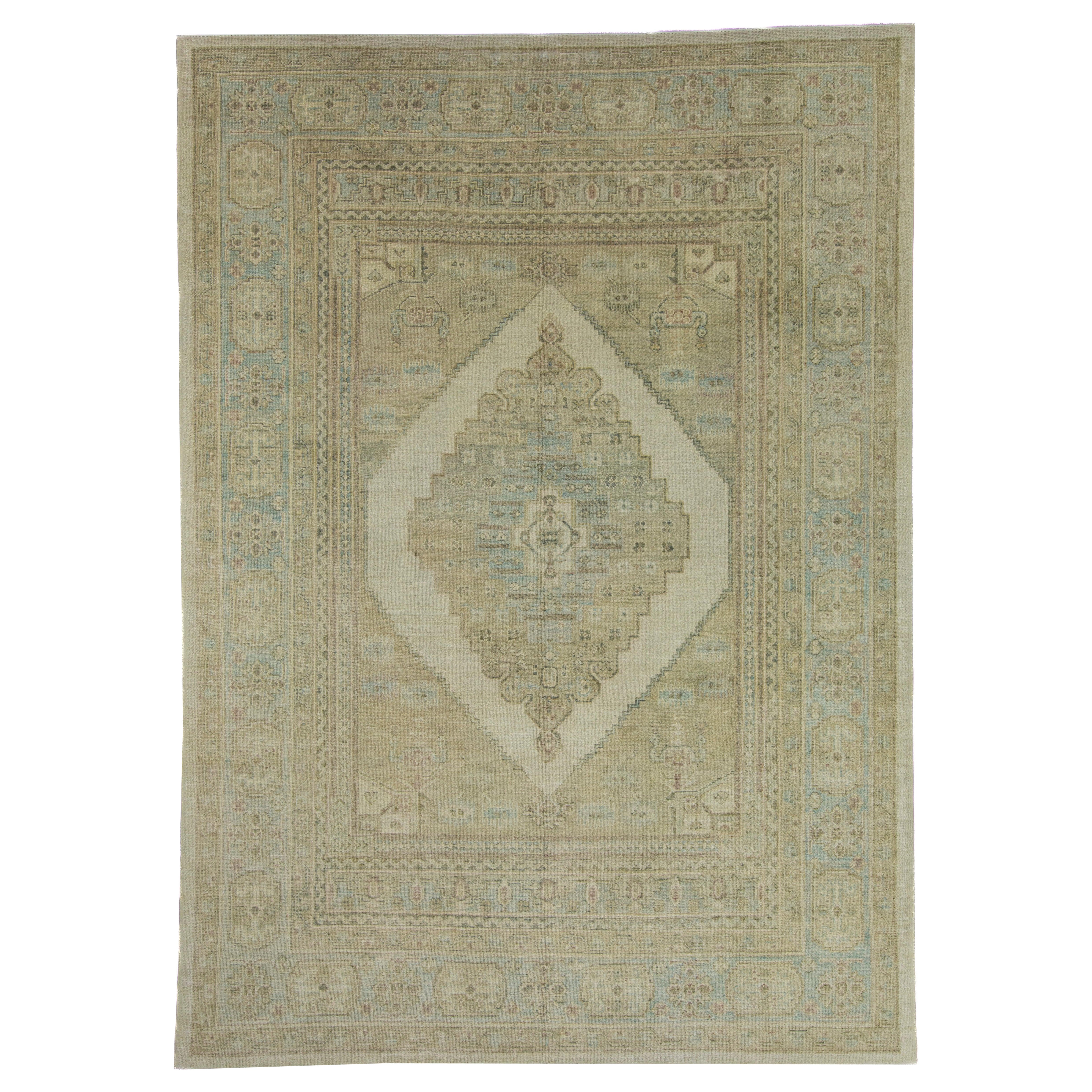 Tapis turc Oushak 9'3" x 13'