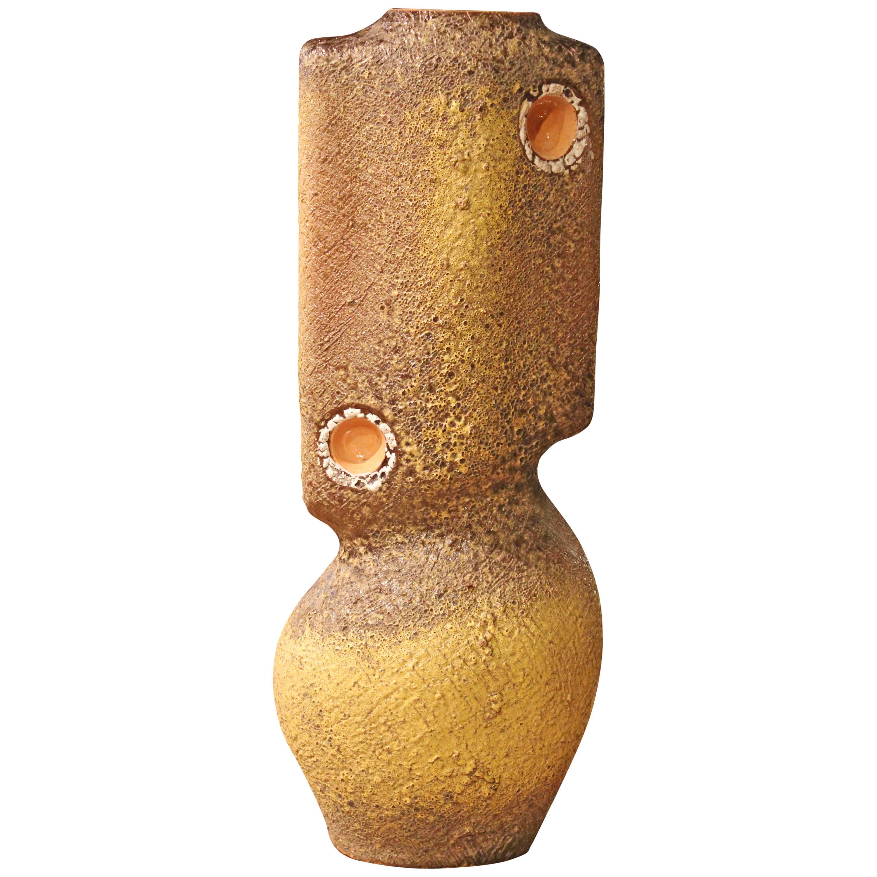 German Brutalist Vase For Sale