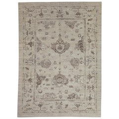 Turkish Oushak Rug 9'3" x 12'9"