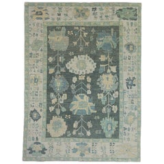 Turkish Oushak Rug 9'1" x 12'3"