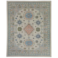 Turkish Oushak Rug 9'8" x 12'