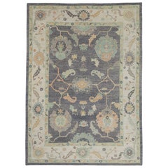 Turkish Oushak Rug 9'1" x 12'8"