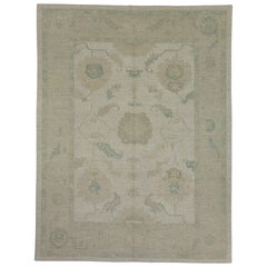 Turkish Oushak Rug 9'3" x 12'1"