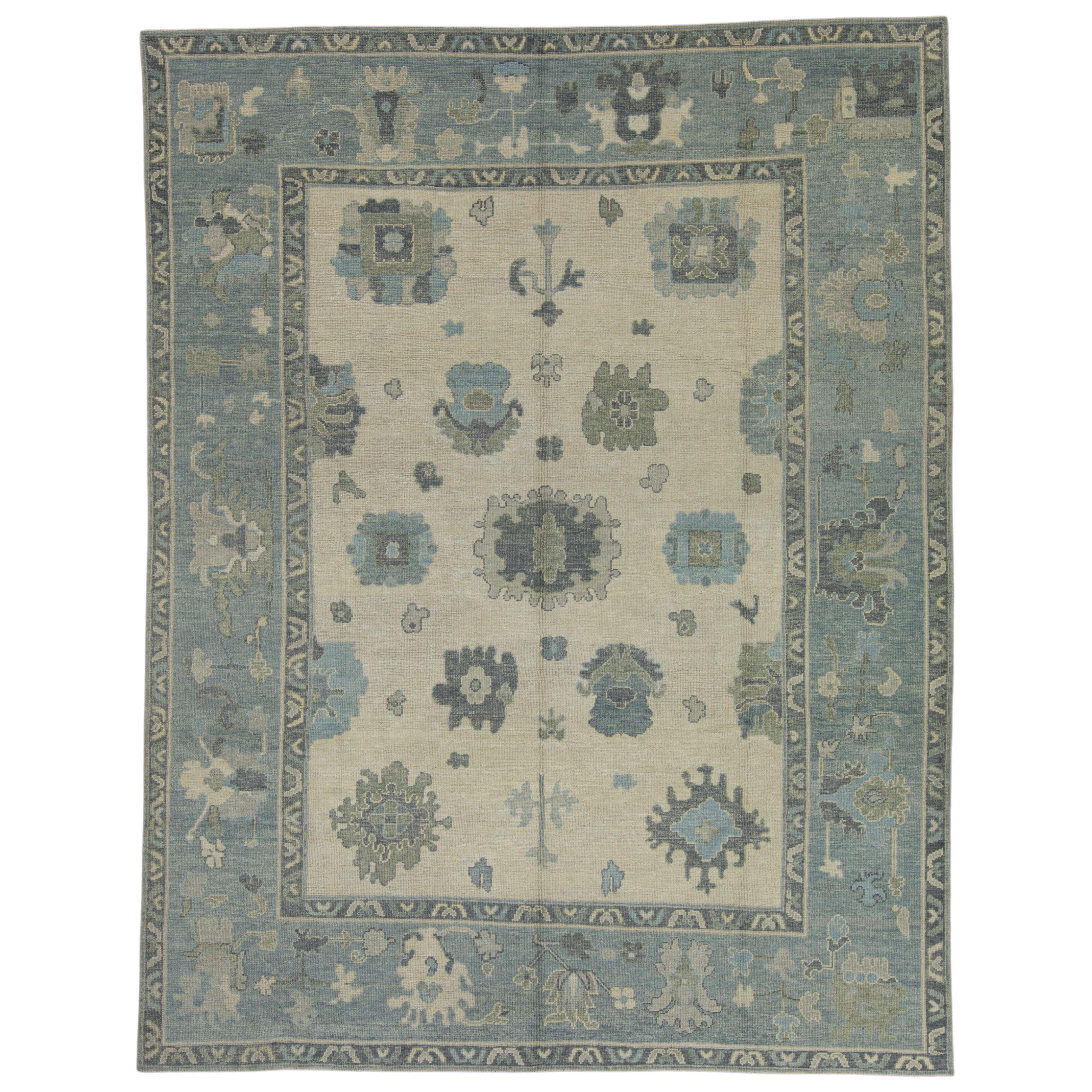 Tapis turc Oushak 9' x 11'7"