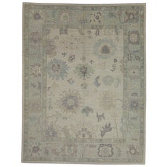 Turkish Oushak Rug 9'7" x 12'3"