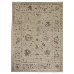 Turkish Oushak Rug 9'1" x 12'3"