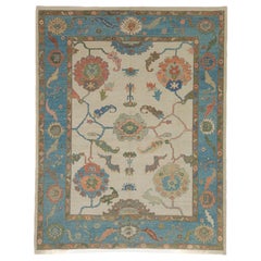 Turkish Oushak Rug 9'6" x 12'2"