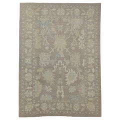 Turkish Oushak Rug 9'3" x 12'8"