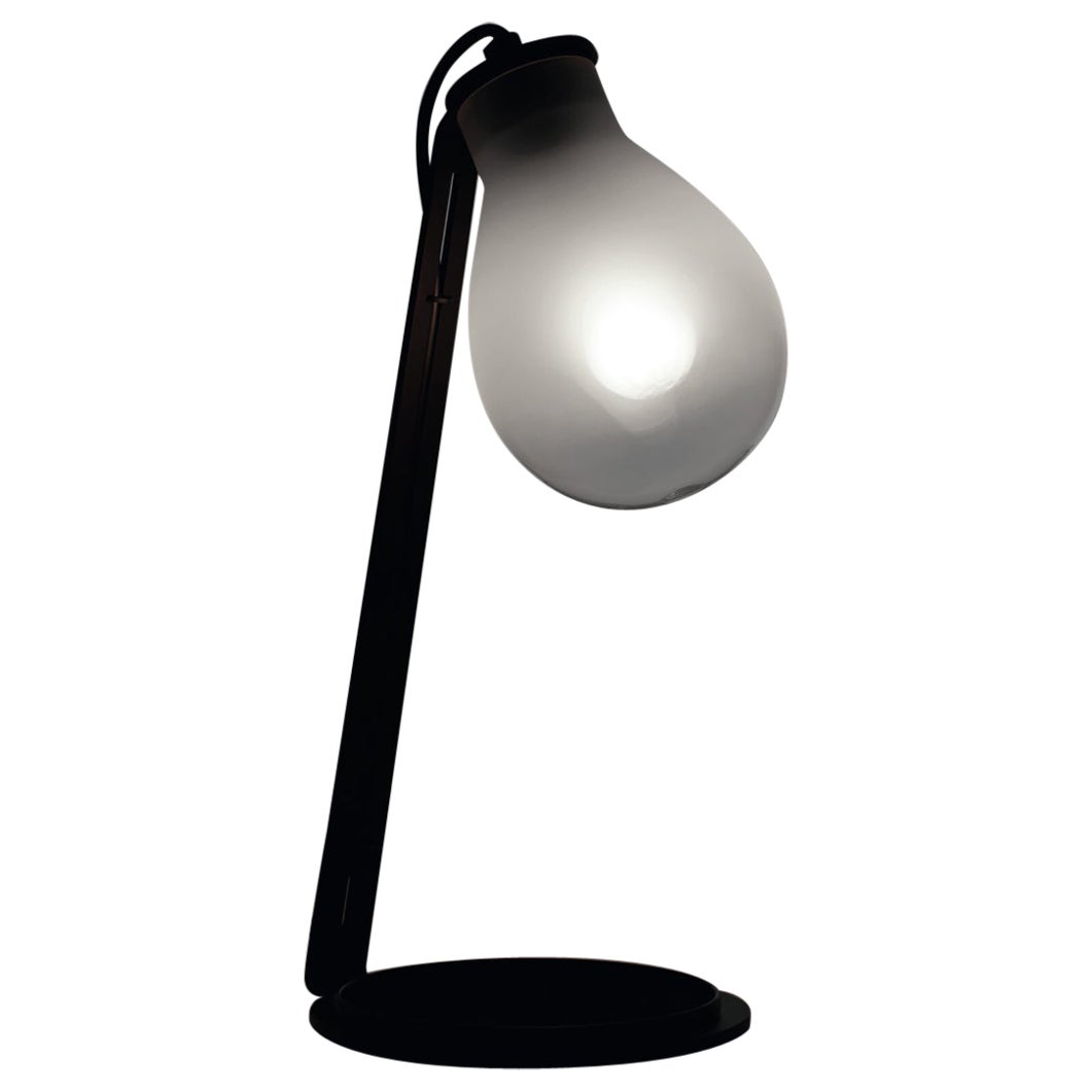 MMM Rain Frosted Glass Table Lamp by MM Lampadari For Sale
