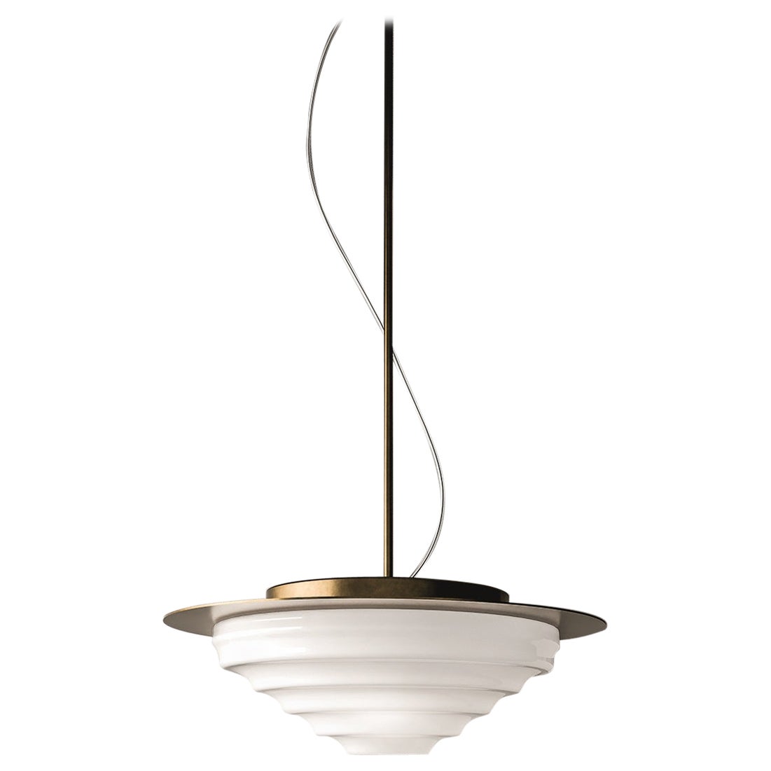 Lampada a sospensione MMM Ripple di MM Lampadari