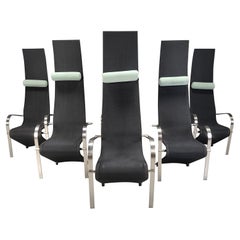 Postmodern King dining chairs by Belgochrom - set of 6