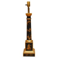 French Empire Neoclassical Style Tole Lamp