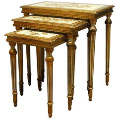 Set of Three Florentine Nesting Tables