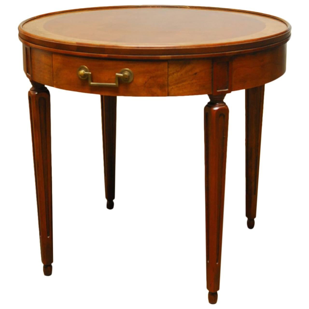 French Bouillotte Style Side Table by Baker