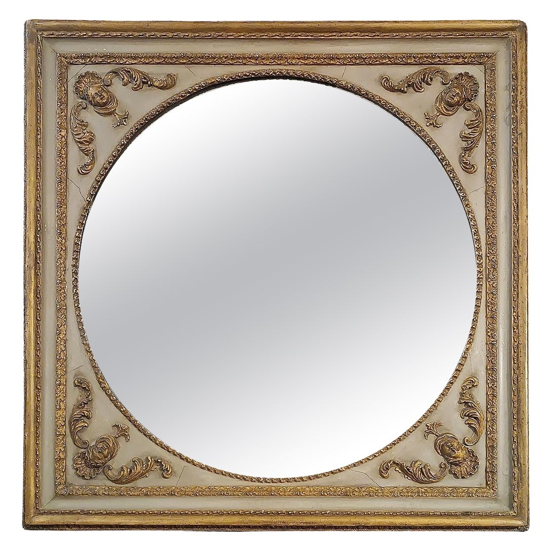 EARLY 19th CENTURY NEOCLASSICAL SQUARE MIRROR