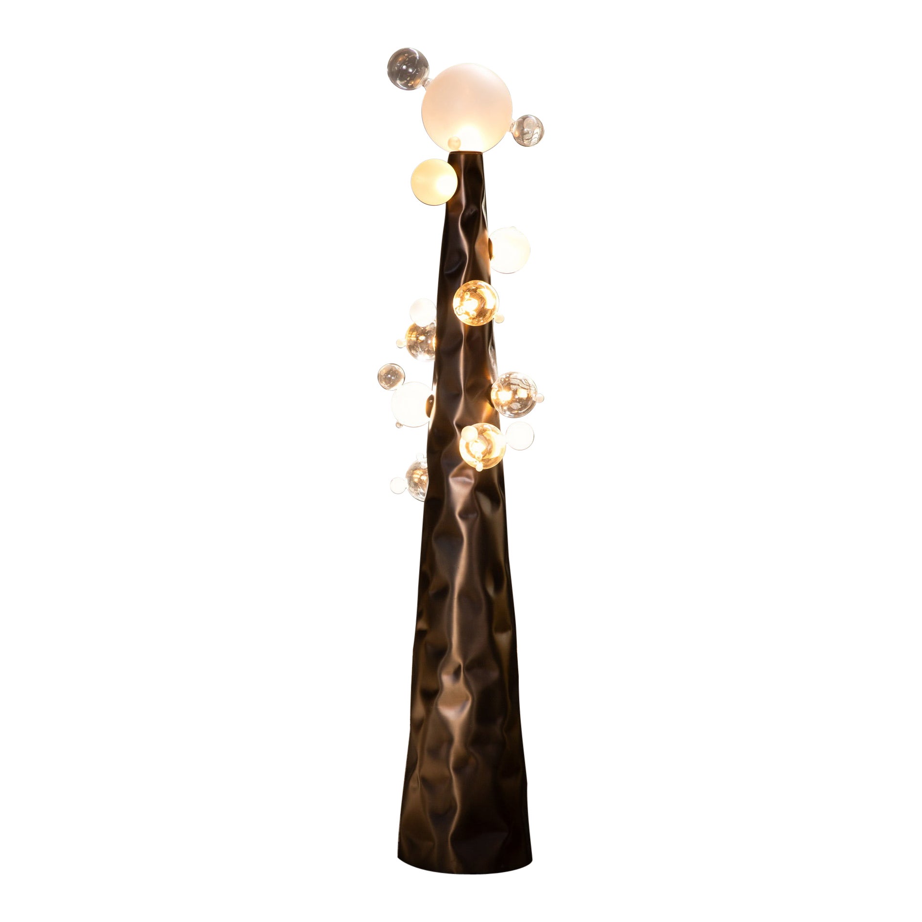 Lampada da terra Molecule di NITUSH AROOSH