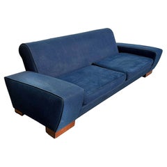 Art Deco Speed Arm Geometric Sofa by Paul Frankl