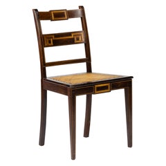 Baroque Style Straw Chair, 20th Century