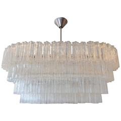 Venini Tronchi Glass Chandelier