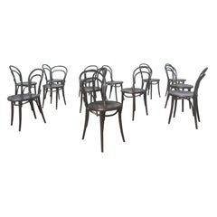 Sechser-Set Era Stühle von Ton, Bugholzstühle, Thonet Stil