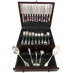 Impero by Wallace Sterling Silver Dinner Flatware Set for 12 Service 65 Pices