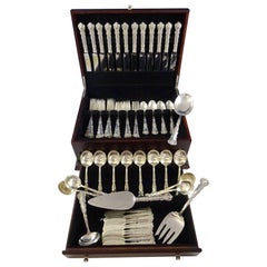 Kings Court by Frank Whiting Sterling Silver Flatware Service Set 76 Pcs M Mono