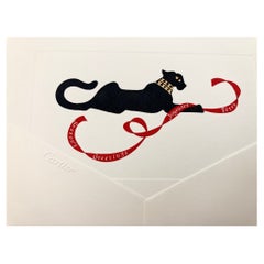 Cartier Iconic Panther Design Set di biglietti e buste per gli auguri di buon anno