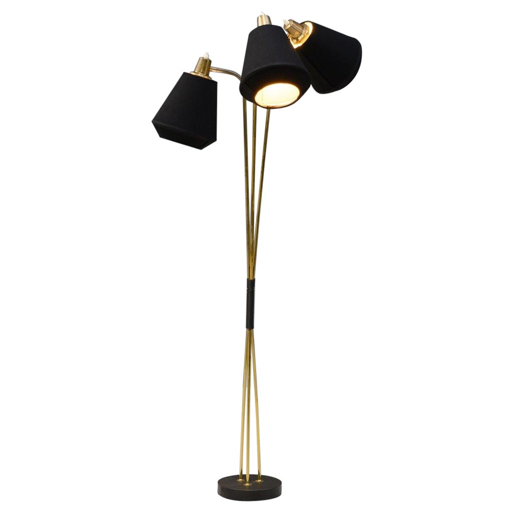 Lampadaire suédois à triple tige