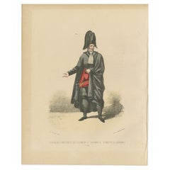 La Autoridad en la Tradición: Litografía de los Siervos del Decano de los Cardenales, 1862