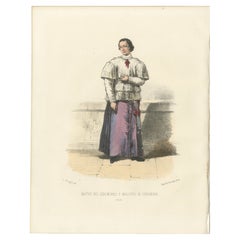 Maestro di Cerimonie: Litografia colorata a mano, lastra 20, 1862