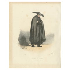 The Shadow of Devotion: Jesuit Priest in Reflection, Plate 48, 1862