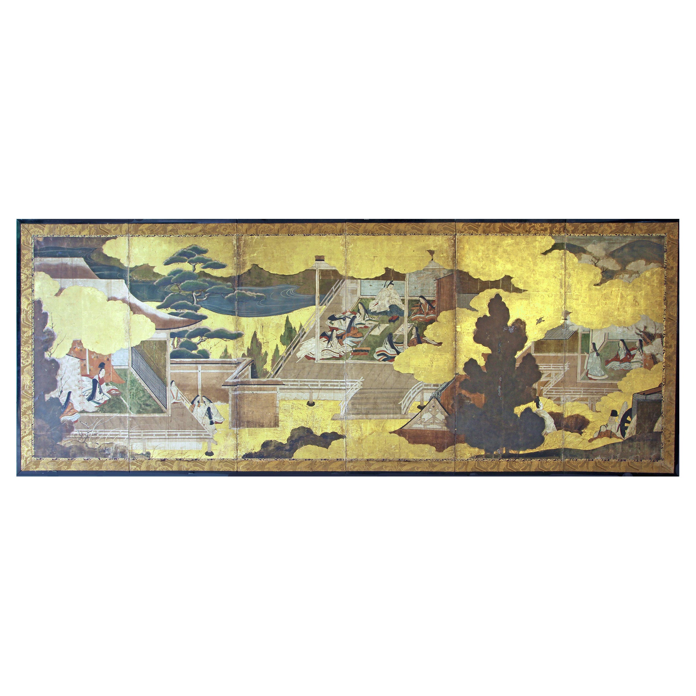 Japanese Byobu - Japanese screen six panels
