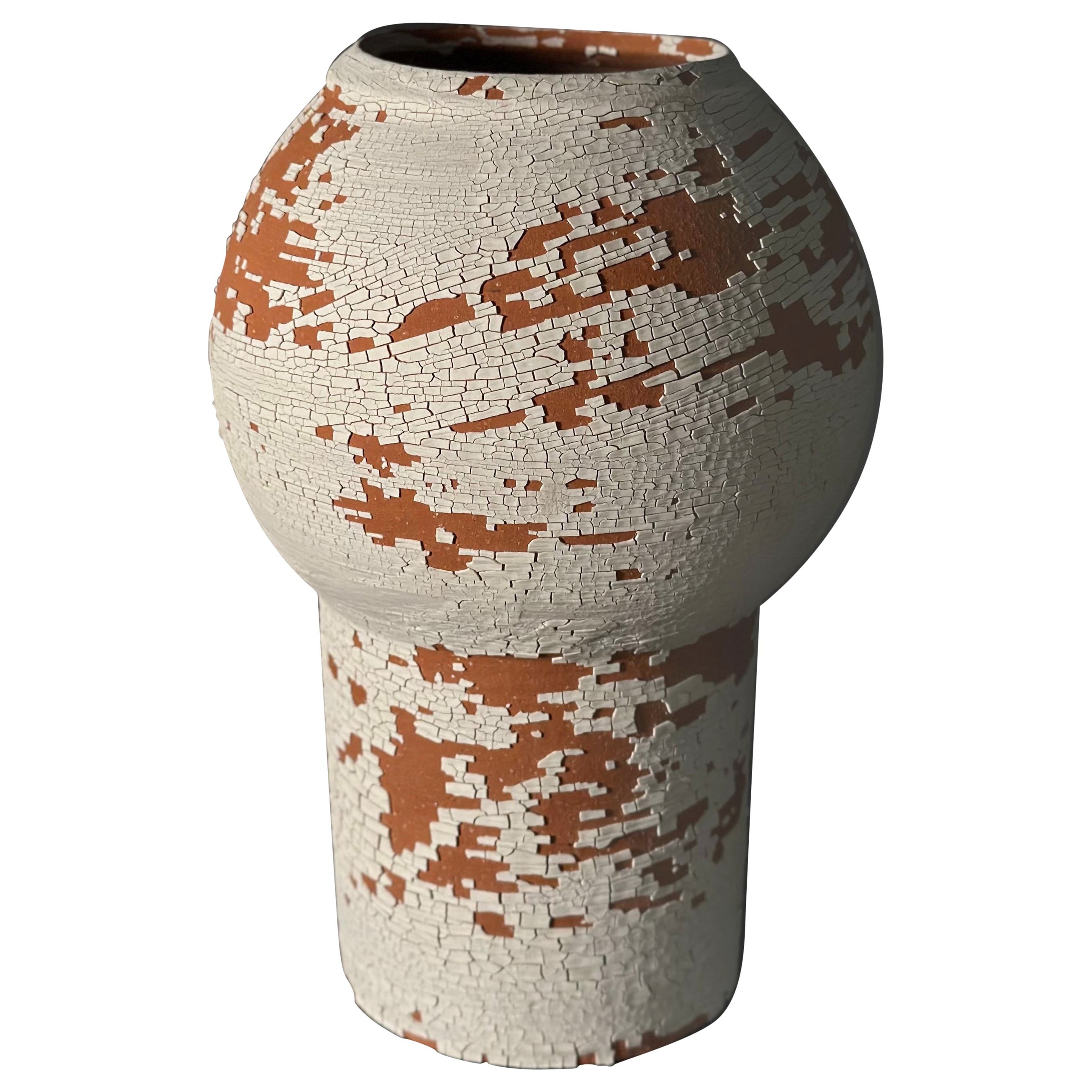 Vaso moderno a imitazione di mattone con texture unica in vendita