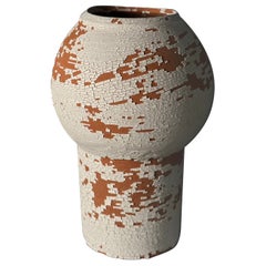 Vase moderne texturé d'imitation de briques unique