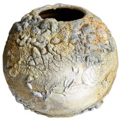 Unico vaso scultoreo rotondo Wabi-Sabi rustico moderno Artistics