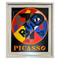 Robert Indiana - Picasso From The American Dream Portfolio