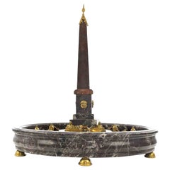 Italian Ormolu-Mounted Obelisk in Various Marbles, italy, 19th Century