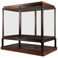 Museum vitrine oak 1900